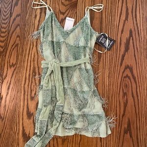 Retrofete Claire Sequin Mini Dress